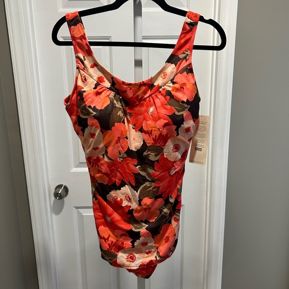 NWT Amoena Floral One Piece Swimsuit